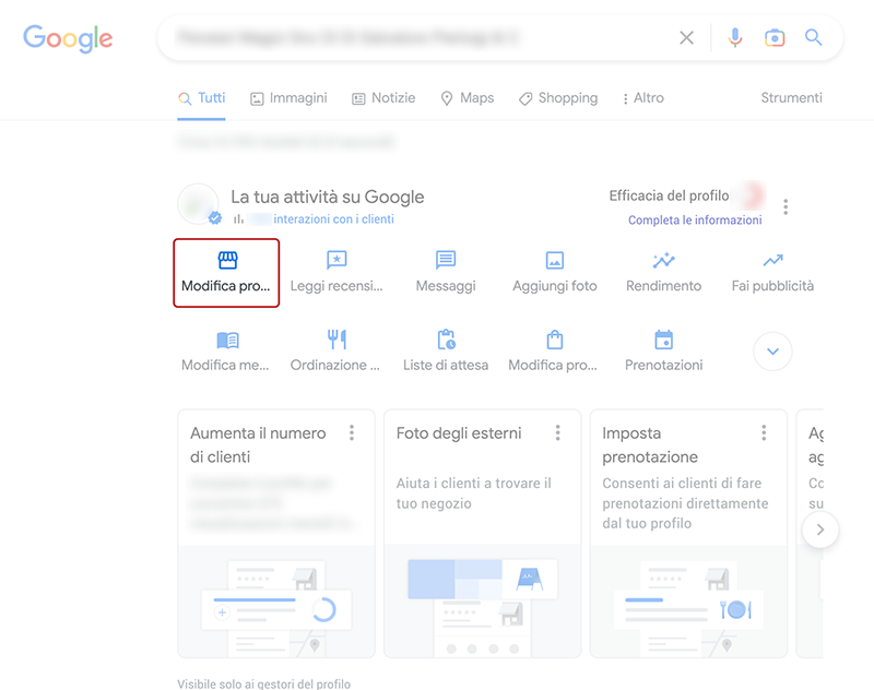 Google My Business Search