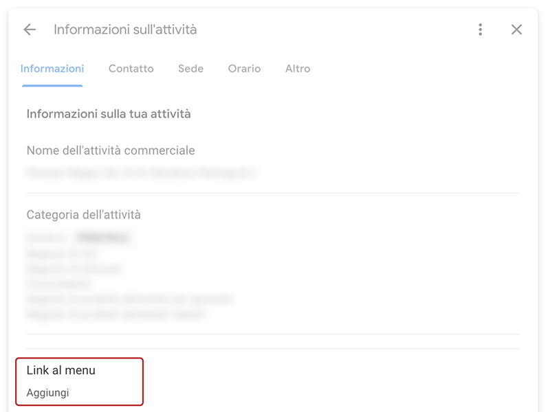 Google My Business Settings